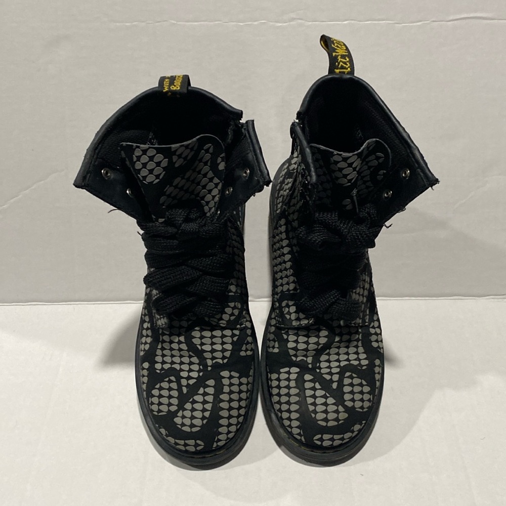Dr. Martens (Brooklee RS) Black/Grey Snake Print - Size 6
